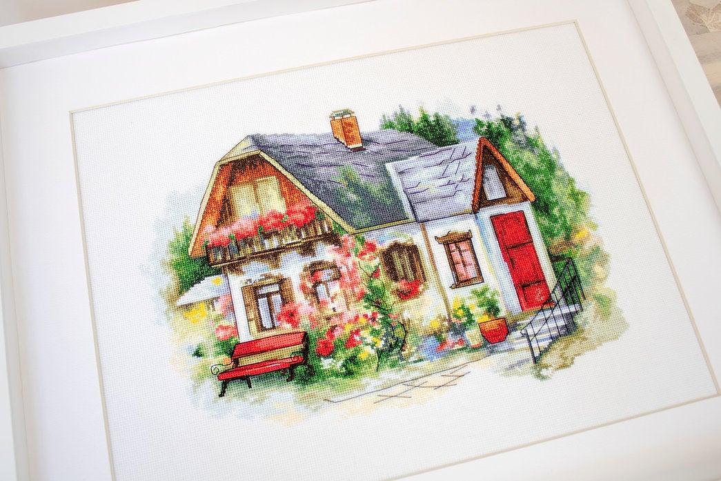 Dreaming of Owning a House? Cross-Stitch One to Make the Dream Come True! - Wizardi