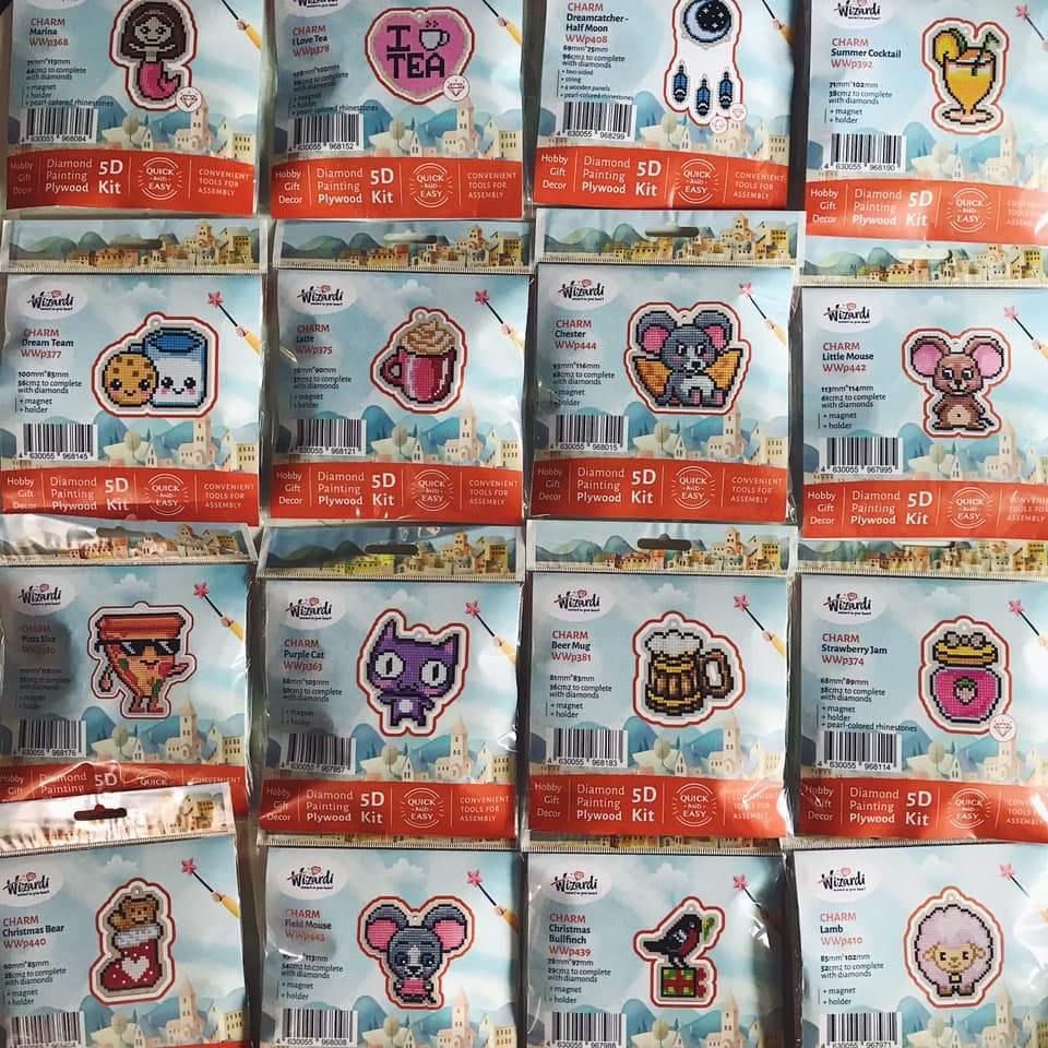 How to Make Wizardi Diamond Painting Charms - Wizardi