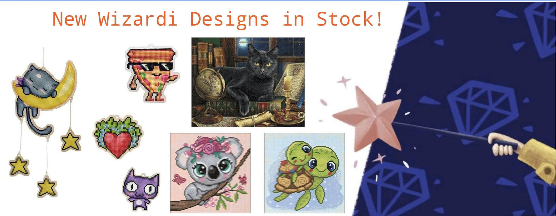 New Wizardi Diamond painting designs in stock! - Wizardi