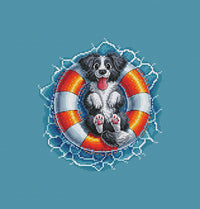 Chillin’ Paws - PDF Cross Stitch Pattern