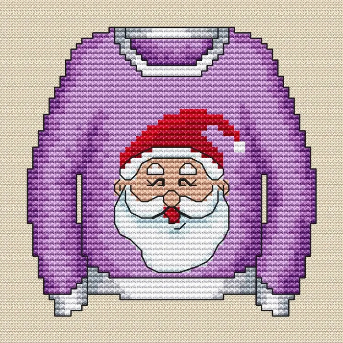 Sweater. Santa Claus - PDF Cross Stitch Pattern