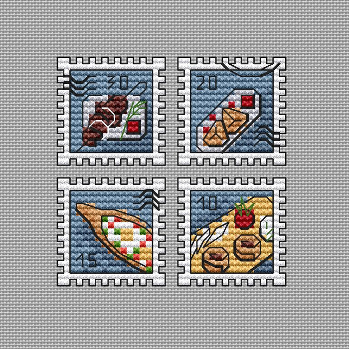 Bon appetite - PDF Cross Stitch Pattern