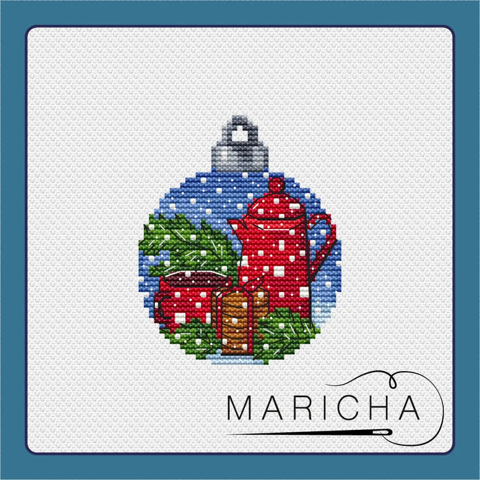 Christmas Ball. Cocoa - PDF Cross Stitch Pattern