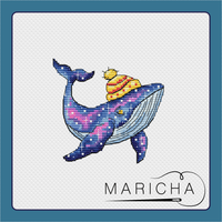 Whale - PDF Cross Stitch Pattern