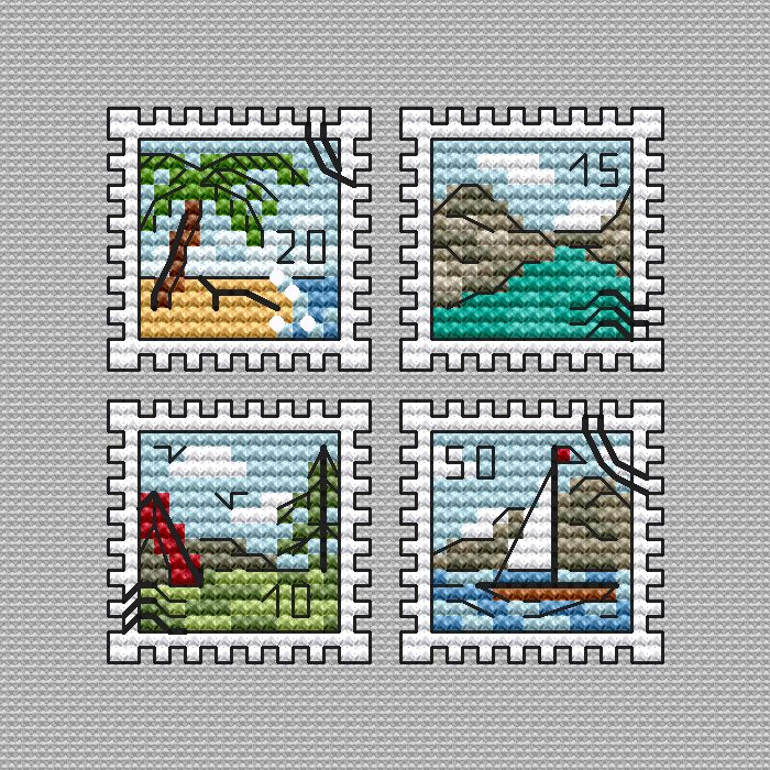 Traveling - PDF Cross Stitch Pattern