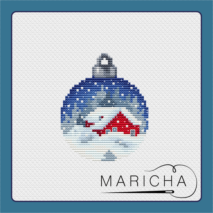 Christmas Ball. In the forest - PDF Cross Stitch Pattern