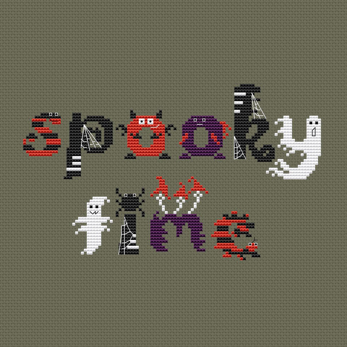 Spooky time - PDF Cross Stitch Pattern