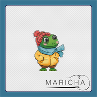 The Frog - PDF Cross Stitch Pattern
