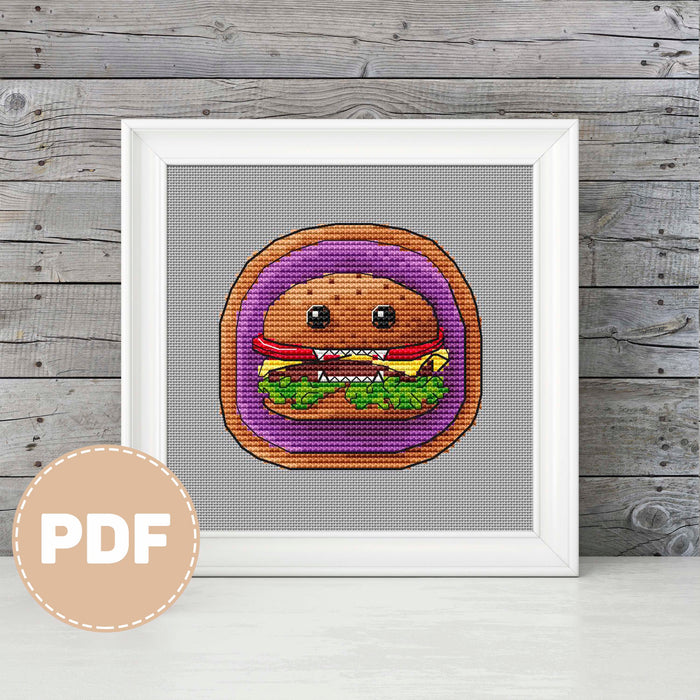 Burger - PDF Cross Stitch Pattern