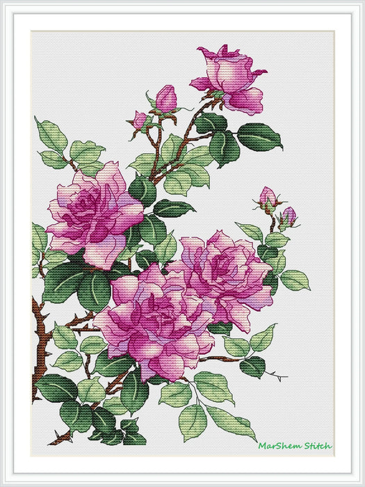 Roses - PDF Cross Stitch Pattern