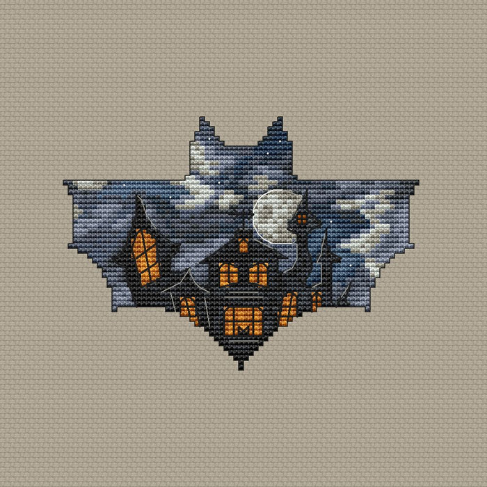 Old castle - PDF Cross Stitch Pattern