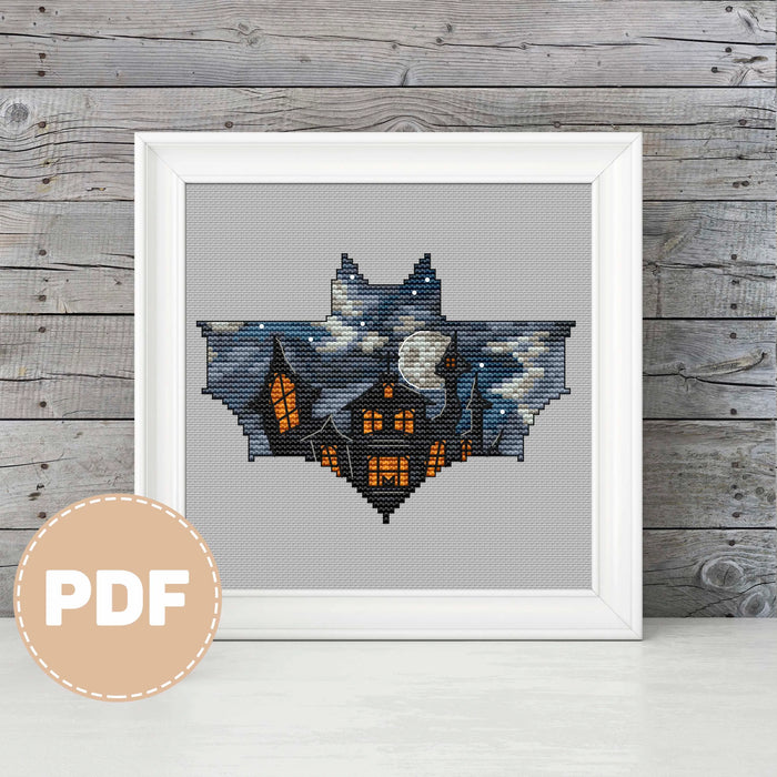 Old castle - PDF Cross Stitch Pattern