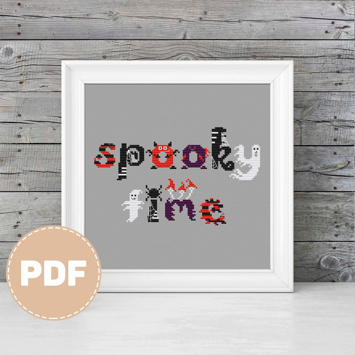 Spooky time - PDF Cross Stitch Pattern