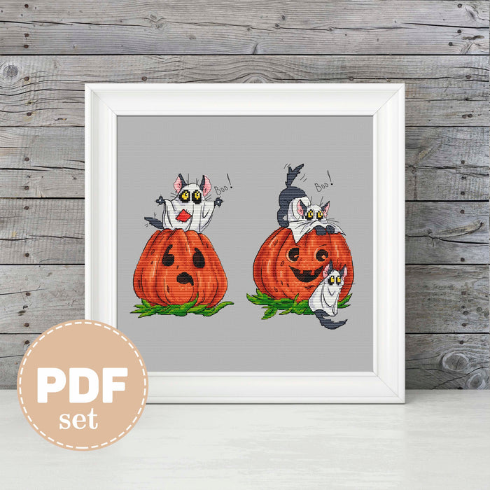 BOO set - PDF Cross Stitch Pattern