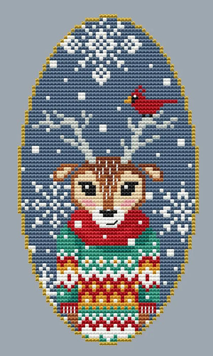 New Year`s mood 2 - PDF Cross Stitch Pattern