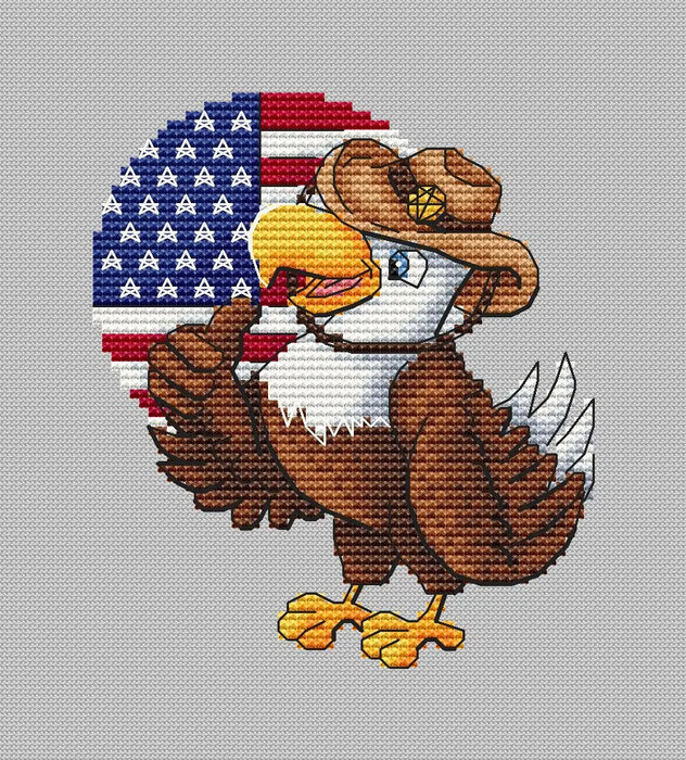 American eagle - PDF Cross Stitch Pattern