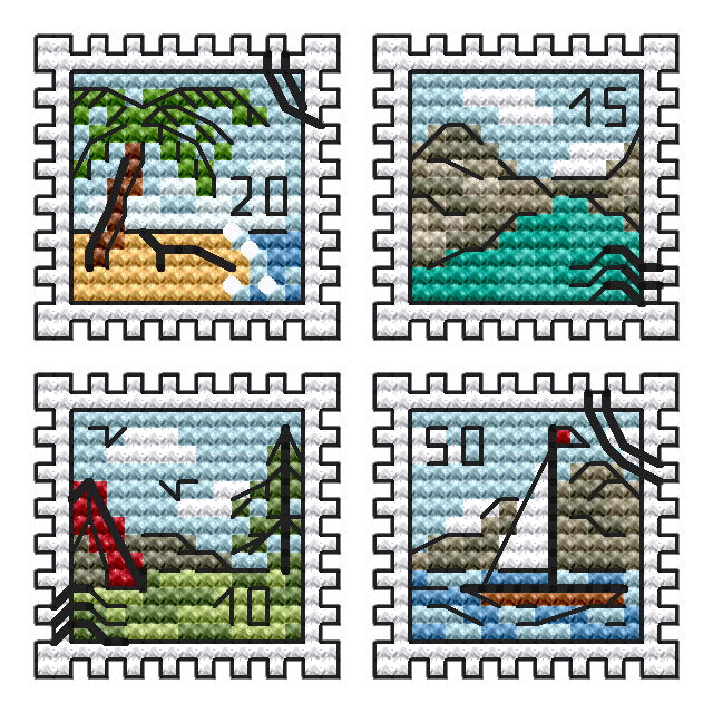 Traveling - PDF Cross Stitch Pattern