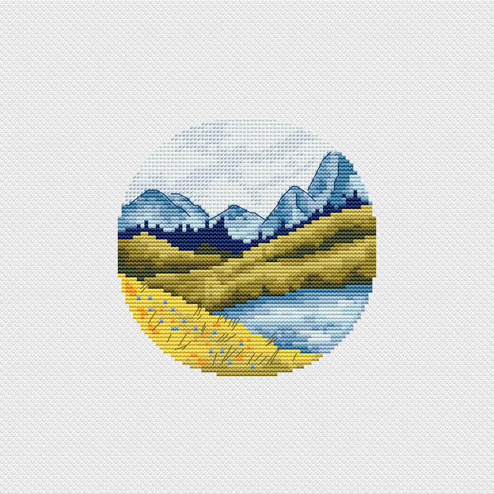 Landscape 1 - PDF Cross Stitch Pattern