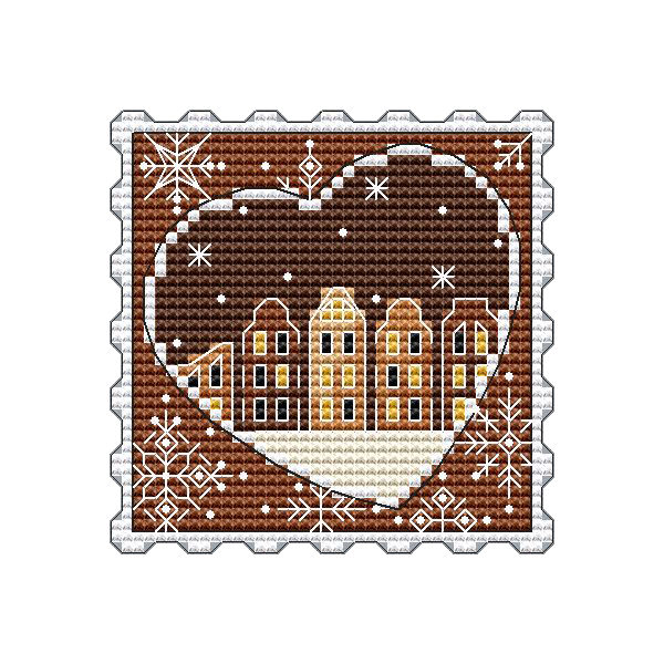 Gingerbread City - PDF Cross Stitch Pattern