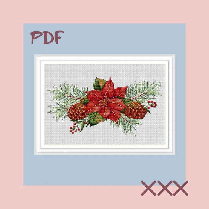 Christmas Star - PDF Cross Stitch Pattern