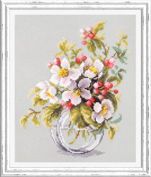 Blooming Apple Tree 100-011 Counted Cross-Stitch Kit