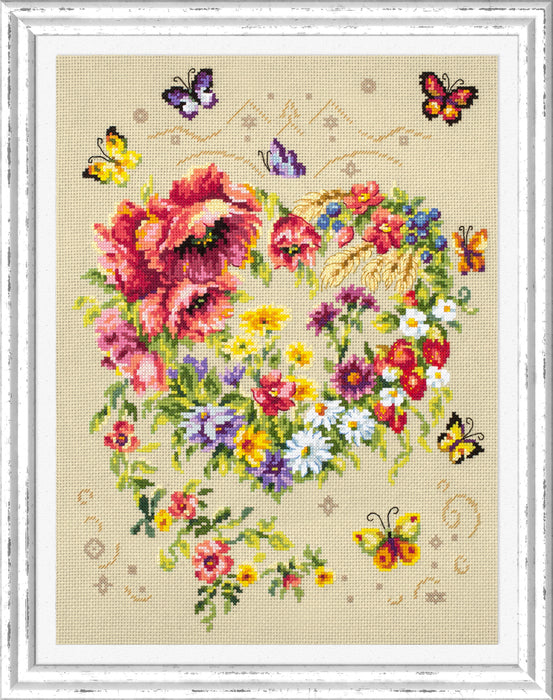 Shine of Your Heart 100-144 Counted Cross-Stitch Kit