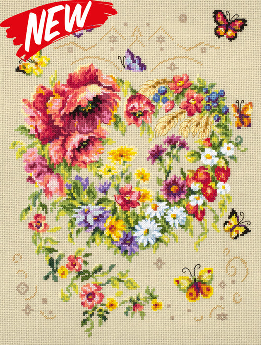 Shine of Your Heart 100-144 Counted Cross-Stitch Kit