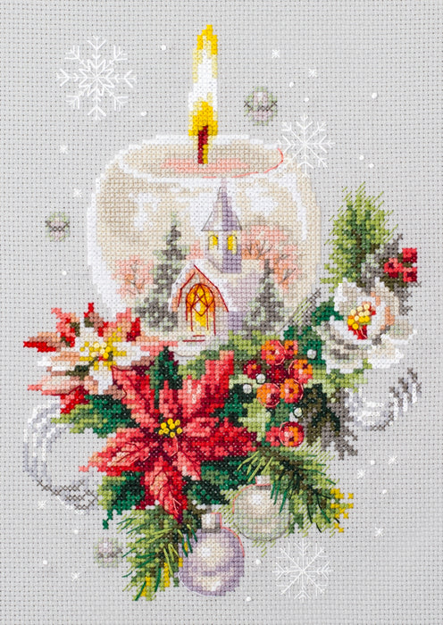 Сhristmas Candle 100-231 Counted Cross-Stitch Kit