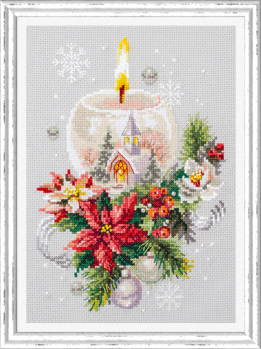 Сhristmas Candle 100-231 Counted Cross-Stitch Kit