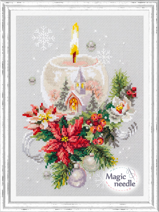 Сhristmas Candle 100-231 Counted Cross-Stitch Kit