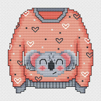 Koala Sweater - PDF Cross Stitch Pattern