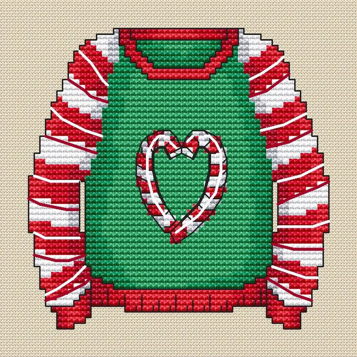 Sweater. Lollipops - PDF Cross Stitch Pattern