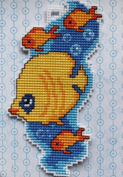 "Sea Dwellers" 101CS Counted Cross-Stitch Kit - Wizardi