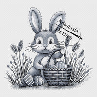 The Easter Bunny - Free PDF Cross Stitch Pattern