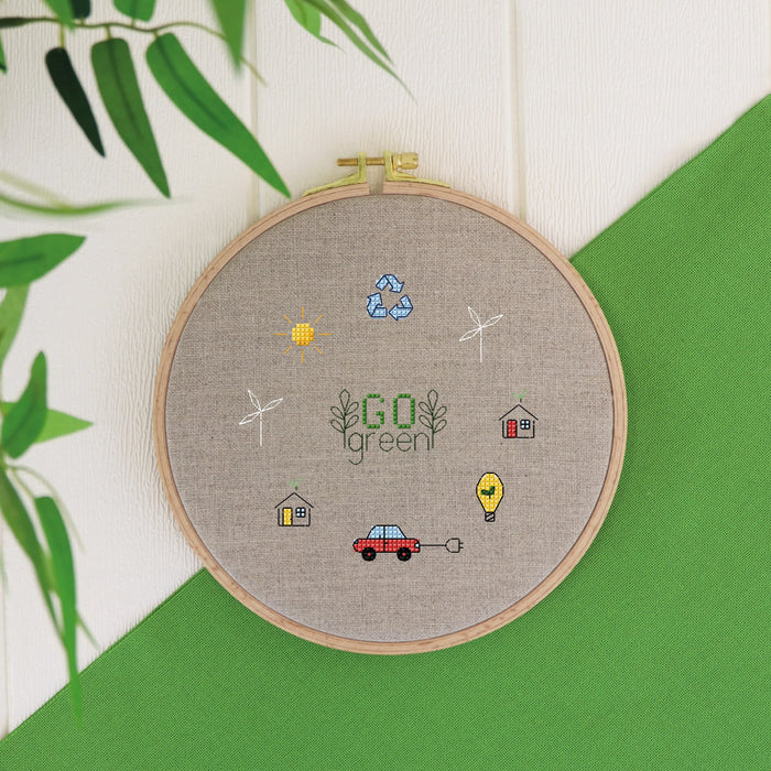 Go Green - Free PDF Cross Stitch Pattern