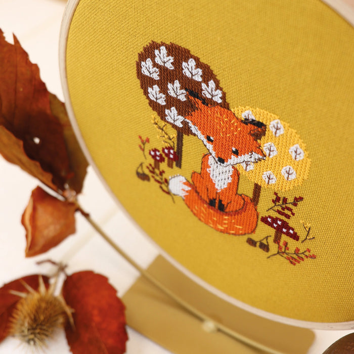 Autumn Fox - Free PDF Cross Stitch Pattern