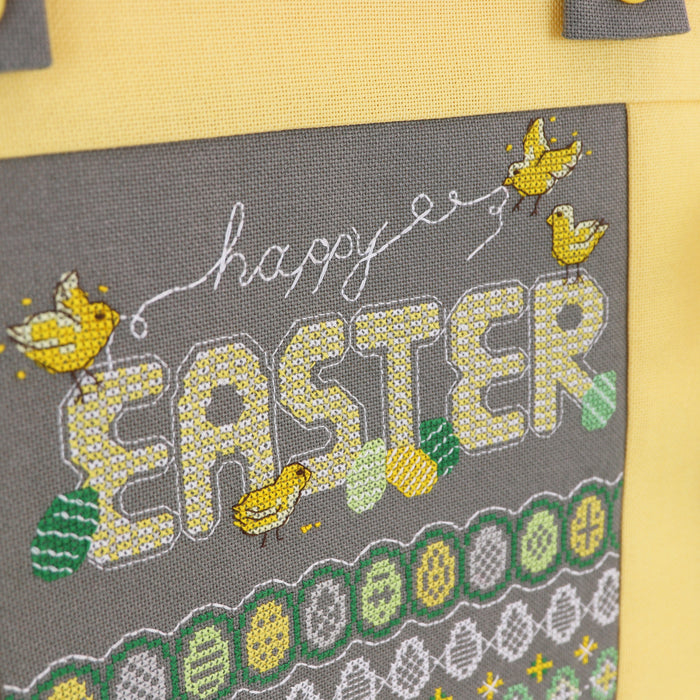 Happy Easter - Free PDF Cross Stitch Pattern