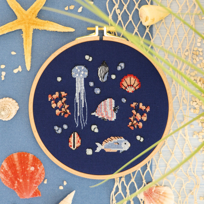 Underwater Life - Free PDF Cross Stitch Pattern