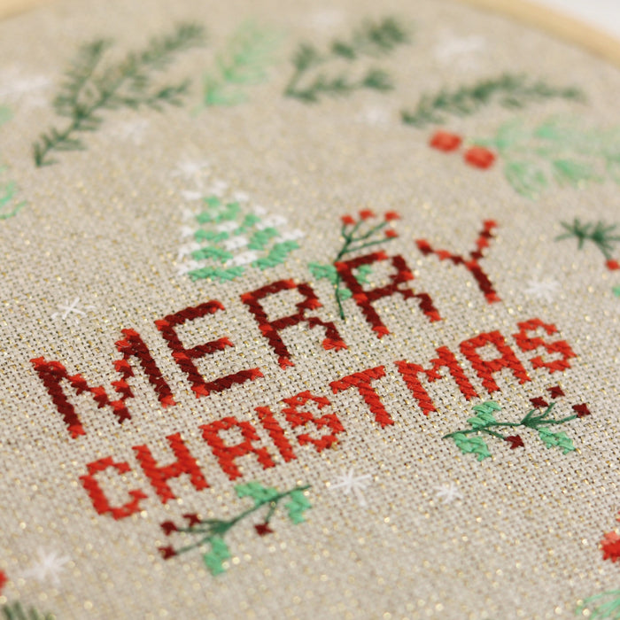 Merry Christmas - Free PDF Cross Stitch Pattern