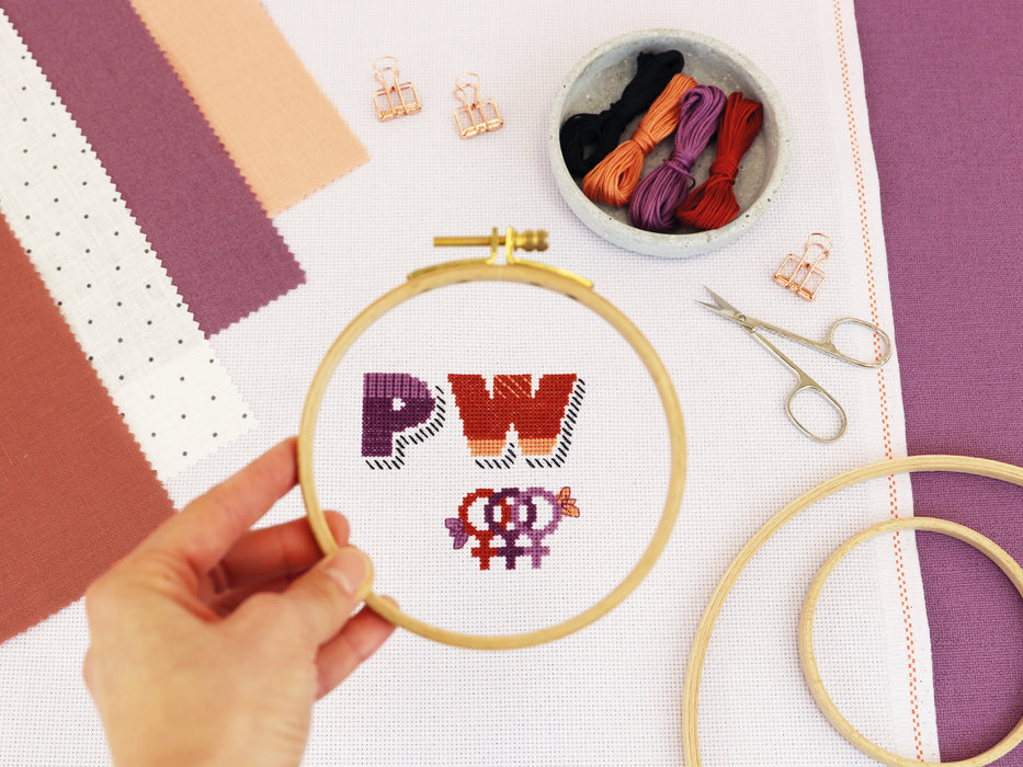 GRL PWR - Free PDF Cross Stitch Pattern