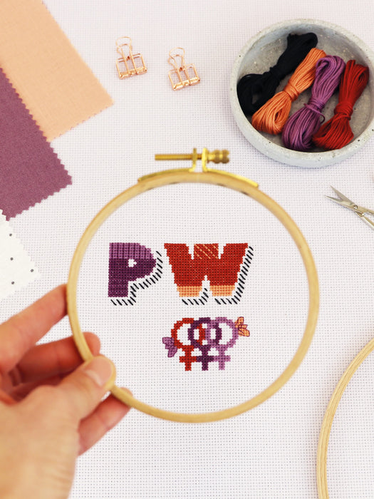 GRL PWR - Free PDF Cross Stitch Pattern