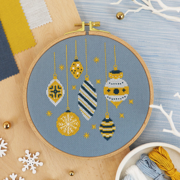 Winter Ornaments - Free PDF Cross Stitch Pattern