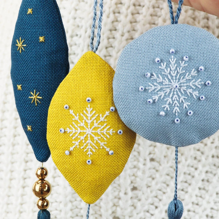 Winter Ornaments - Free PDF Cross Stitch Pattern