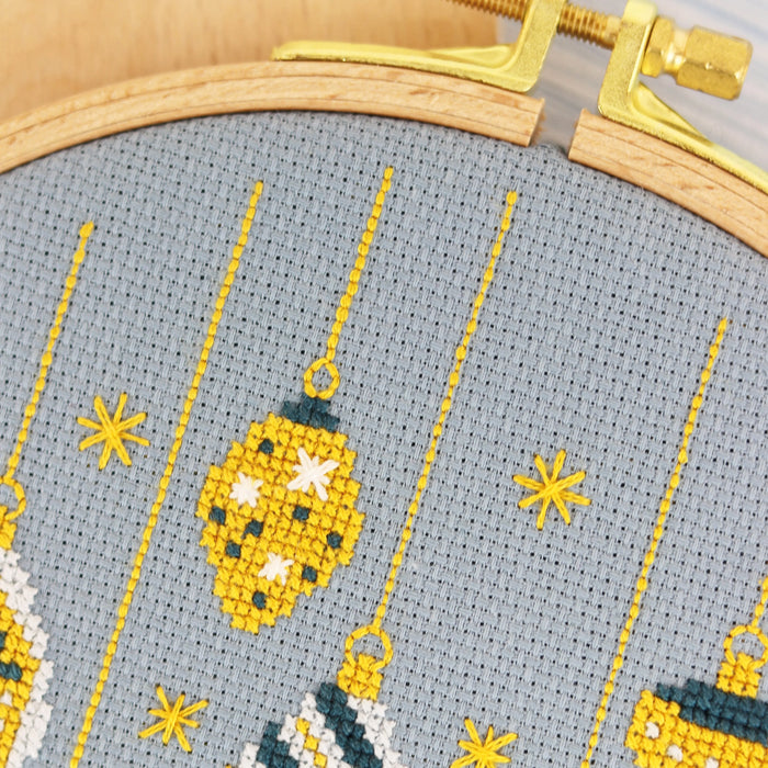 Winter Ornaments - Free PDF Cross Stitch Pattern