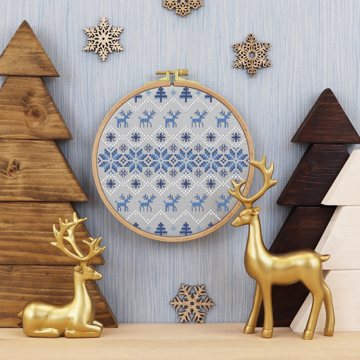 Nordic Moose - Free PDF Cross Stitch Pattern