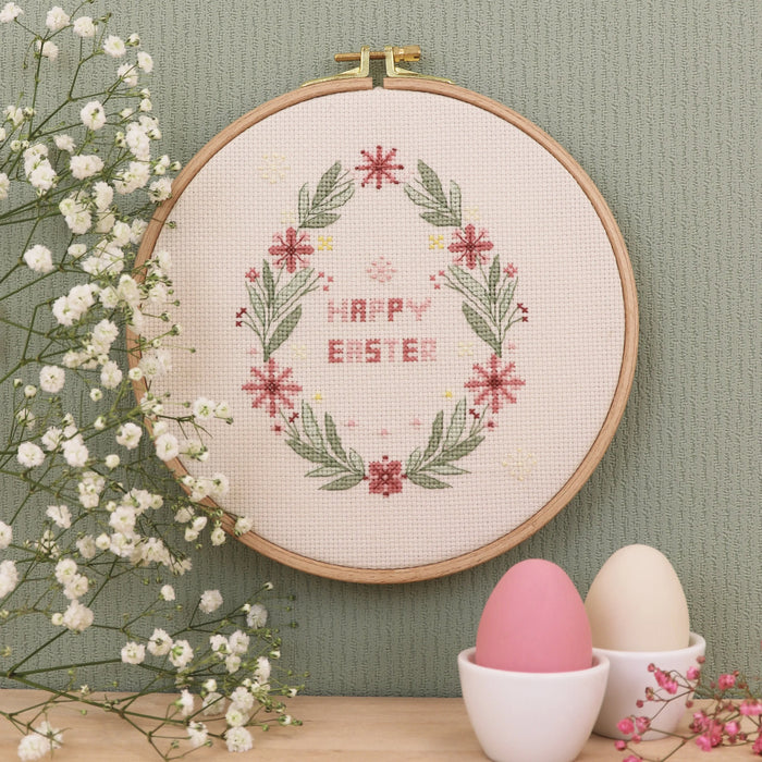 Bloomy Easter - Free PDF Cross Stitch Pattern