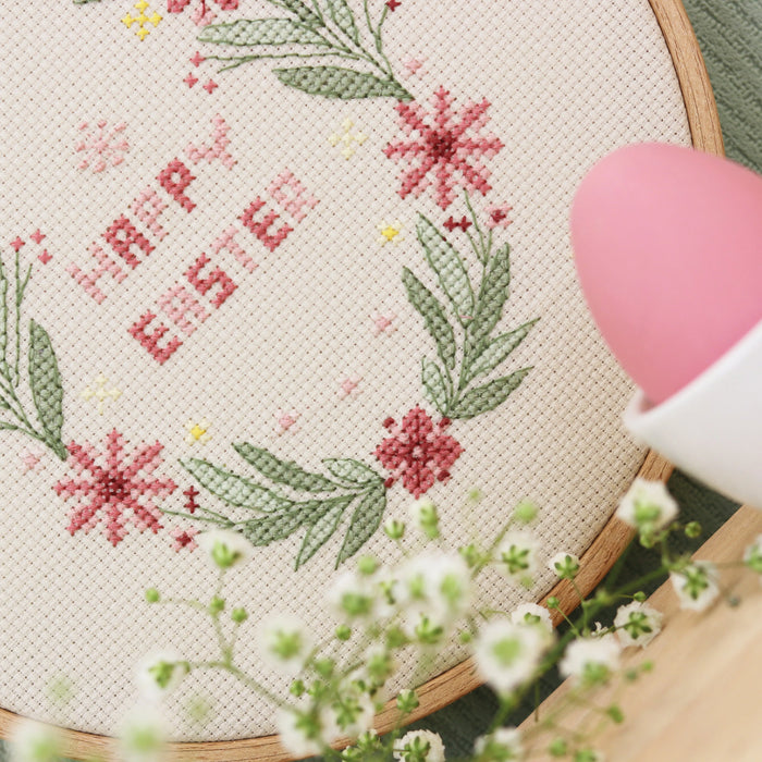 Bloomy Easter - Free PDF Cross Stitch Pattern