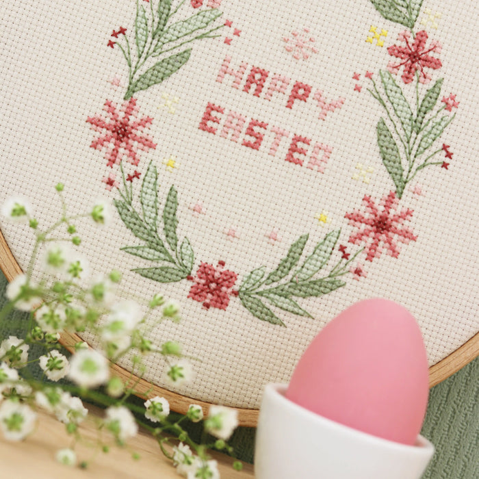 Bloomy Easter - Free PDF Cross Stitch Pattern