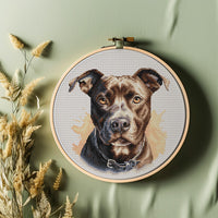 American Pitbull Terrier - PDF Cross Stitch Pattern