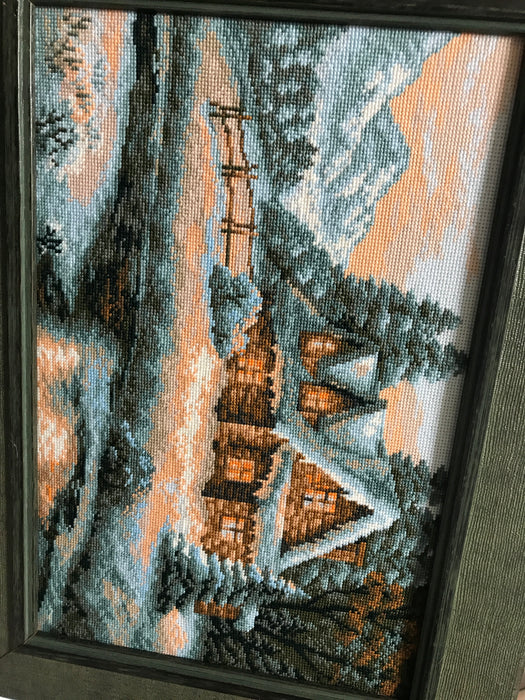 Winter View R1080 Counted Cross Stitch Kit